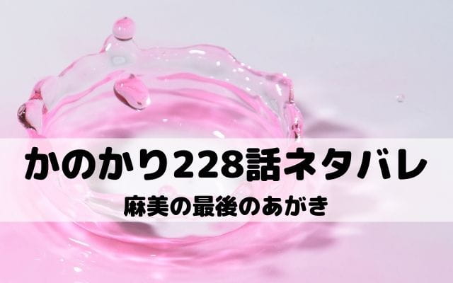 彼女お借りします228話ネタバレ 千鶴と和也の嘘はあと一つ ワンピース東京リベンジャーズネタバレ考察サイト